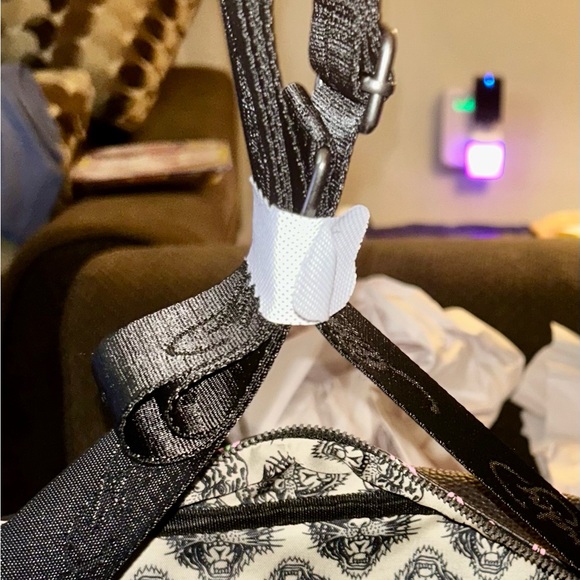 Ed Hardy Black and Pink Skull Floral Satchel - Picture 13 of 14